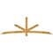 Ekena Millwork Alberta Rough Sawn Timber Gable Bracket, Western Red Cedar, 96"W x 32"H x 2"D x 4"F, 8/12 Pitch GBW096X32X0204ALB00RWR - alternate 1